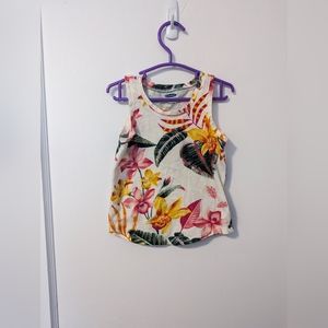 ✨3/$15 Old Navy Tropical Tank Top